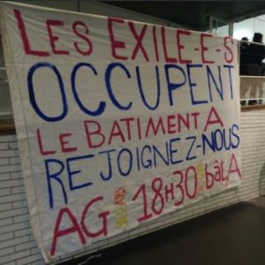 Occupation de Paris 8 par des migrants